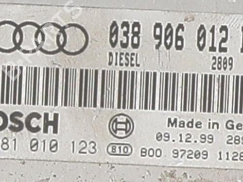 Engine control unit (ECU) AUDI A3 (8L1) 1.9 TDI | BP25661137M57 - Image 3