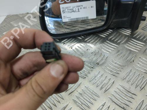 Left mirror PEUGEOT 307 (3A/C) 2.0 HDi 110 | BP25655981C26 