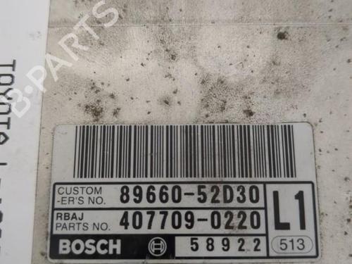 Engine control unit (ECU) TOYOTA YARIS (_P9_) 1.0 VVT-i (KSP90_, KSP90R) | BP25660707M57 