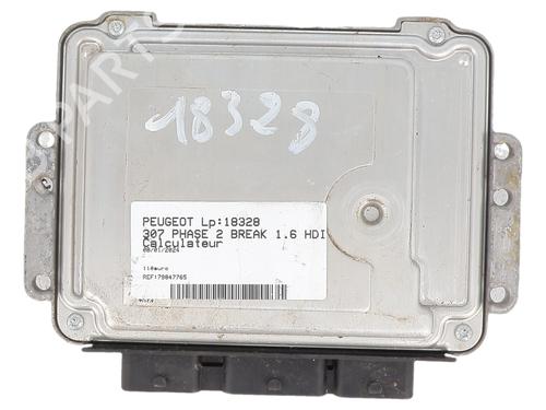 Engine control unit (ECU) PEUGEOT 307 Break (3E) 1.6 HDi | BP25659016M57 - Image 9