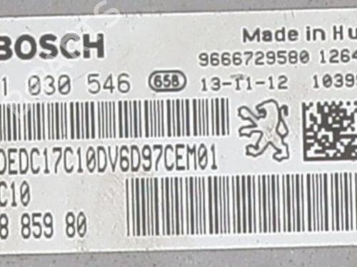 Engine control unit (ECU) PEUGEOT 208 I (CA_, CC_) 1.6 HDi | BP25656452M57 - Image 7