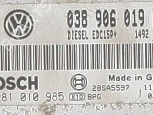 Engine control unit (ECU) SEAT LEON (1M1) 1.9 TDI Syncro | BP25656546M57 - Image 7