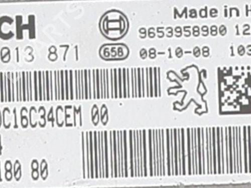 Engine control unit (ECU) PEUGEOT PARTNER Box Body/MPV 1.6 HDi | BP25656450M57  - Image 5