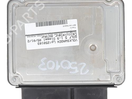 Engine control unit (ECU) VW GOLF V (1K1) 1.9 TDI | BP25654666M57 - Image 3