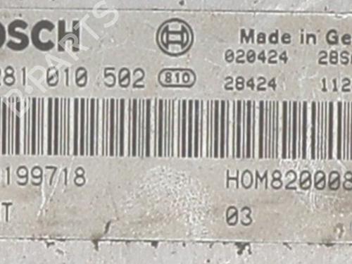 Engine control unit (ECU) RENAULT KANGOO (KC0/1_) 1.9 dTi (KC0U) | BP33687378M57  - Image 5