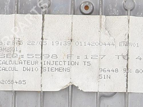 Engine control unit (ECU) PEUGEOT 307 (3A/C) 2.0 HDi 110 | BP33634977M57  - Image 5
