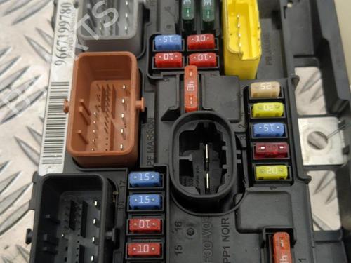 Fuse box CITROËN C3 II (SC_) 1.4 HDi 70 (SC8HZC, SC8HR0, SC8HP4) | BP25657284E1 