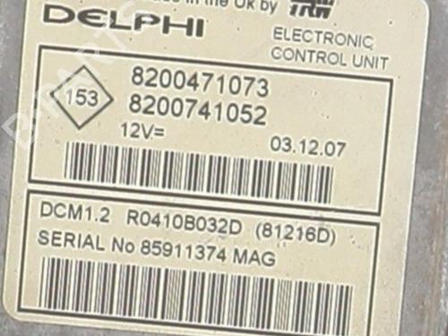 Engine control unit (ECU) RENAULT TWINGO II (CN0_) 1.5 dCi (CN0E) | BP25661139M57 - Image 4
