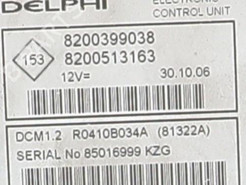Used Engine control unit (ECU) Engine control unit (ECU) RENAULT MEGANE II (BM0/1_, CM0/1_) 1.5 dCi (BM02, BM13, BM2A, CM02, CM13) (101 hp) 25656913 25656913