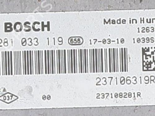 Engine control unit (ECU) RENAULT CLIO IV (BH_) 1.5 dCi 75 | BP37701543M57 - Image 3