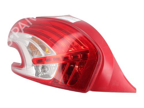 Used Left taillight PEUGEOT 208 I (CA_, CC_) 1.4 HDi (68 hp) 29737647