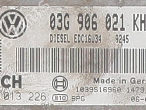 Engine control unit (ECU) VW GOLF V (1K1) 1.9 TDI | BP25654666M57 - Image 5