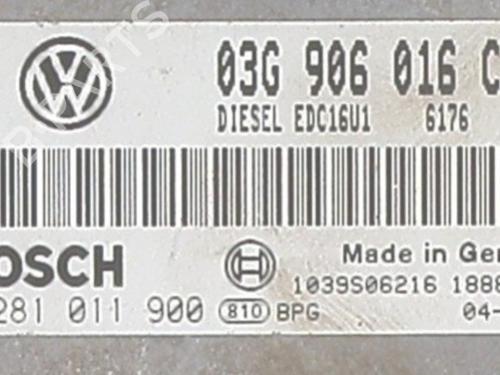 Engine control unit (ECU) VW GOLF V (1K1) 1.9 TDI | BP25935484M57  - Image 7
