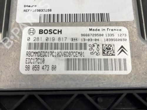 Engine control unit (ECU) PEUGEOT PARTNER Box Body/MPV 1.6 HDi | BP25659636M57 - Image 5