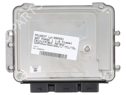 Engine control unit (ECU) PEUGEOT 307 (3A/C) 1.6 HDi | BP36955001M57 - Image 4
