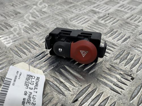 Used Warning switch RENAULT CLIO III (BR0/1, CR0/1) 1.5 dCi (BR17, CR17) (86 hp) 25655061