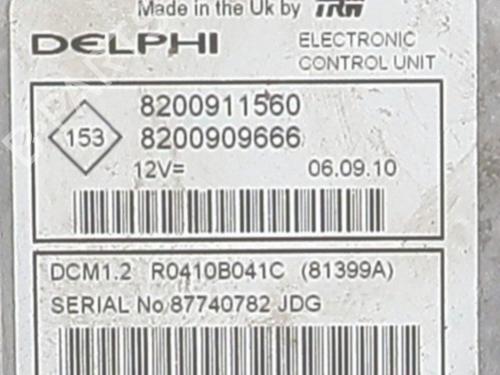 Engine control unit (ECU) RENAULT MODUS / GRAND MODUS (F/JP0_) 1.5 dCi (FP0G, JP0G) | BP34624629M57  - Image 7