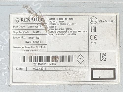 Radio RENAULT CLIO IV (BH_) 1.5 dCi 75 | BP32241227E6