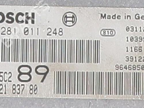 Engine control unit (ECU) PEUGEOT 307 (3A/C) 2.0 HDi 110 | BP25658920M57 - Image 2