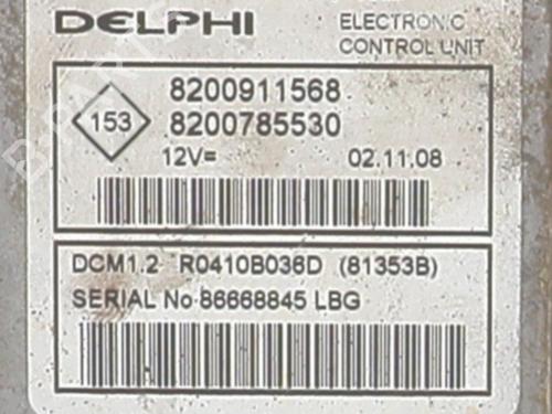 Engine control unit (ECU) DACIA SANDERO 1.5 dCi | BP33682064M57 - Image 6
