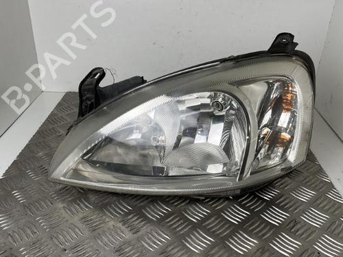 Used Left headlight OPEL CORSA C (X01) 1.3 CDTI (F08, F68) (70 hp) 25655579