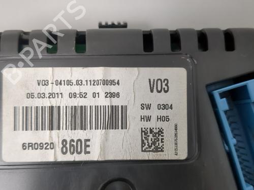 Used Instrument cluster Instrument cluster VW POLO V (6R1, 6C1) 1.2 (70 hp) 25656462 25656462