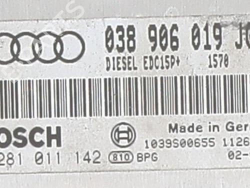 Engine control unit (ECU) AUDI A4 B6 (8E2) 1.9 TDI | BP25660272M57 - Image 2