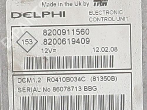 Engine control unit (ECU) RENAULT CLIO III (BR0/1, CR0/1) 1.5 dCi (BR17, CR17) | BP25660273M57 - Image 4