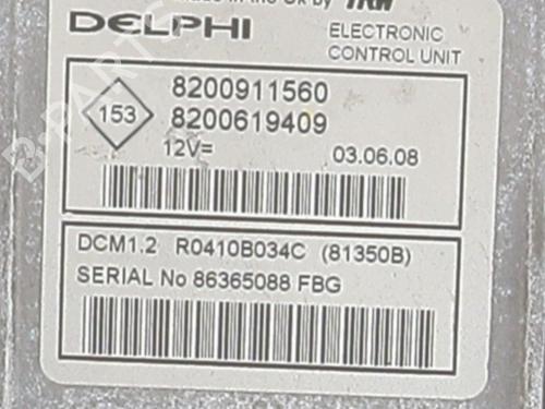 Engine control unit (ECU) RENAULT CLIO III Grandtour (KR0/1_) 1.5 dCi (KR0F) | BP25655740M57 - Image 7
