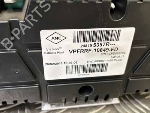 Instrument cluster RENAULT CLIO IV (BH_) 1.5 dCi 75 | BP25660392C47 