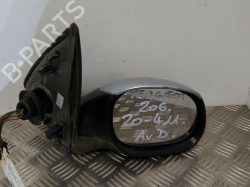 Right mirror PEUGEOT 206 Hatchback (2A/C) 1.4 HDi eco 70 | BP25661225C27 