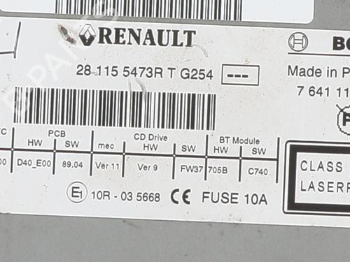 Radio RENAULT MASTER III Van (FV) 2.3 dCi 145 FWD (FV0E, FV0F, FV0H, FV02, FV0M, FV0S,... | BP26153697E6 