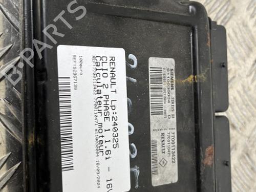 Motorstyringsenhed RENAULT CLIO II (BB_, CB_) 1.6 16V (BB01, BB0H, BB0T, BB14, BB1D, BB1R, BB2KL, BB3G... (107 hp) 25660214