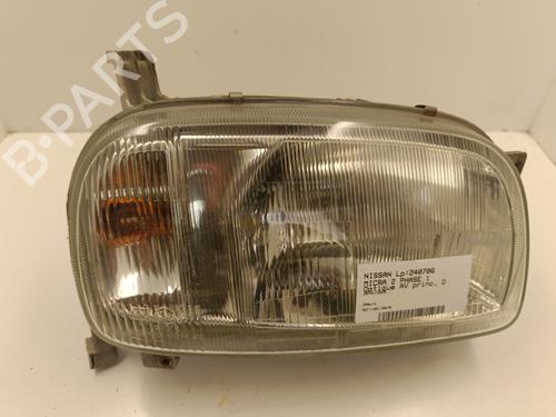 Used Right headlight NISSAN MICRA II (K11) 1.3 i 16V (HK11) (75 hp) 25658011