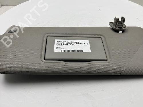 Left sun visor RENAULT CLIO IV Grandtour (KH_) 1.5 dCi 90 (KHN3, KHN4) | BP25656156I1 