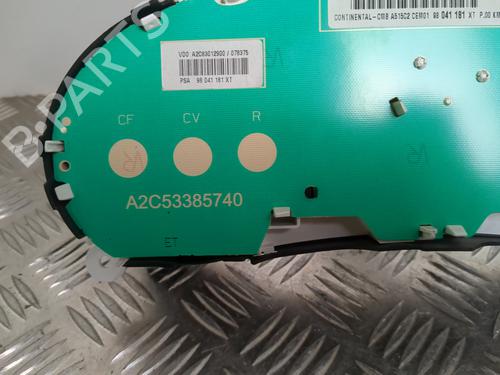 Instrument cluster CITROËN C3 II (SC_) 1.4 HDi 70 (SC8HZC, SC8HR0, SC8HP4) | BP25658141C47  - Image 9