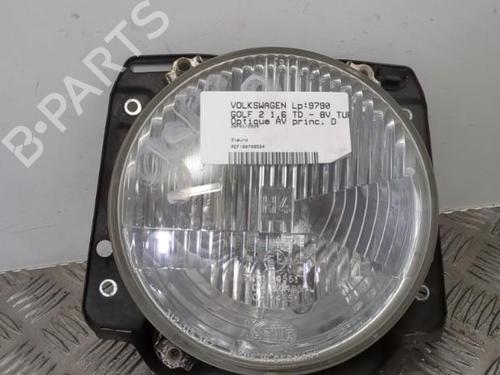 Used Right headlight VW GOLF II (19E, 1G1) 1.6 TD (60 hp) 25657263
