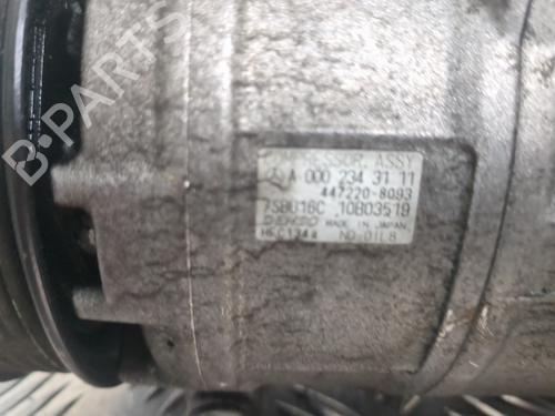 AC compressor MERCEDES-BENZ M-CLASS (W163) ML 270 CDI (163.113) | BP25657069M34