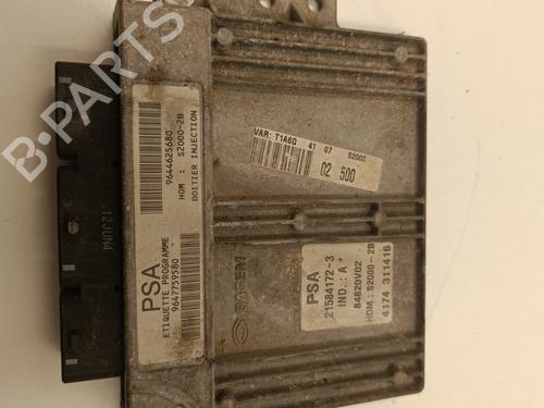 Computer motormanagement PEUGEOT 206 Hatchback (2A/C) 1.4 i (75 hp) 25657980