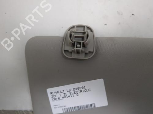 Used Left sun visor Left sun visor RENAULT ZOE (BFM_) ZOE (92 hp) 25658132 25658132