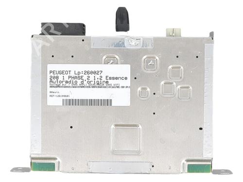 Radio Radio PEUGEOT 208 I (CA_, CC_) 1.2 VTI 82 (82 hp) 35926371 35926371