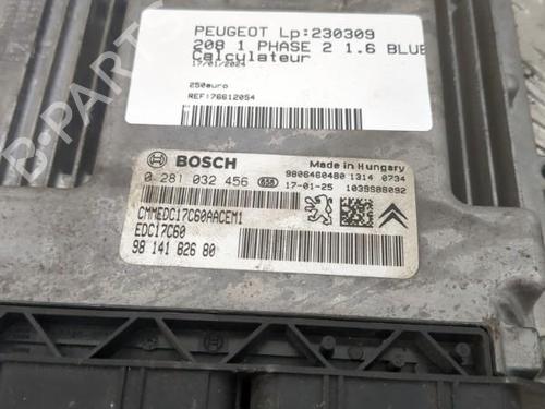 Engine control unit (ECU) PEUGEOT 208 I (CA_, CC_) 1.6 HDi / BlueHDi 75 | BP25660953M57