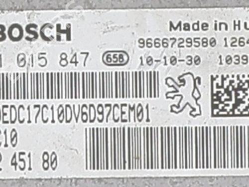 Engine control unit (ECU) CITROËN C3 Picasso (SH_) 1.6 HDI 90 | BP25658457M57 - Image 7