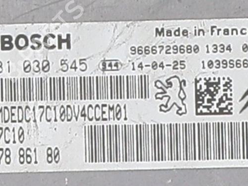 Engine control unit (ECU) CITROËN C3 II (SC_) 1.4 HDi 70 (SC8HZC, SC8HR0, SC8HP4) | BP25658037M57  - Image 7