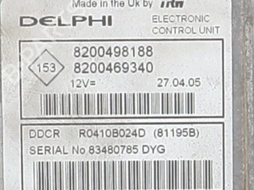 Engine control unit (ECU) RENAULT SCÉNIC II (JM0/1_) 1.5 dCi (JM02, JM13) | BP25659893M57 - Image 2