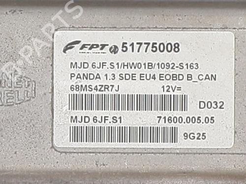Engine control unit (ECU) FIAT PANDA (169_) 1.3 D Multijet (169.AXC1A) | BP32217940M57