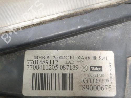 Left headlight RENAULT SAFRANE I (B54_) 2.0 (B540) | BP25659505C28 