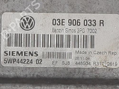 Engine control unit (ECU) VW POLO IV (9N_, 9A_) 1.2 12V | BP31908607M57 
