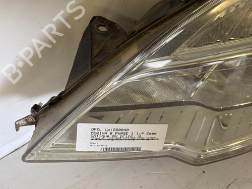 Left headlight OPEL MERIVA B MPV (S10) 1.4 (75) | BP39263553C28 - Image 2