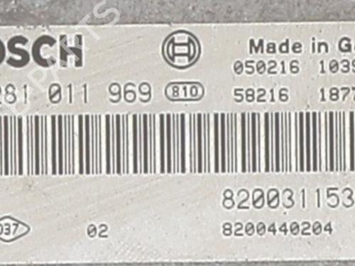 Engine control unit (ECU) RENAULT LAGUNA II (BG0/1_) 1.9 dCi (BG1A, BG1W, BG0G) | BP33687379M57  - Image 5